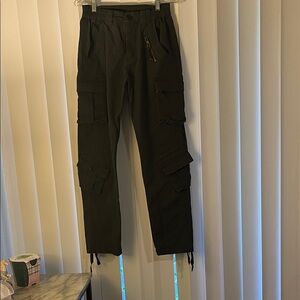 Women’s Olive Green Cargo Pants - Lightweight Utility Style